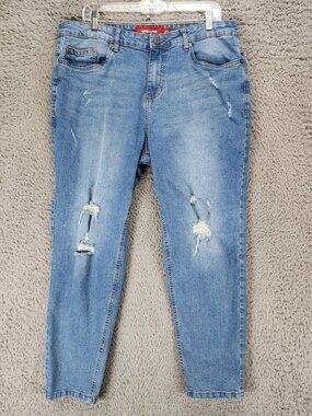 Ring of Fire Jeans Mens 36x30 Blue Stretch Denim Slim Taper *Read*